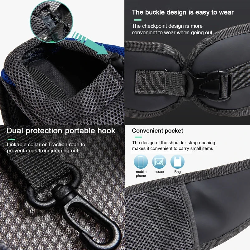 HappyPaws - Breathable Pet Sling Carrier